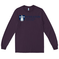 Plum Wheaton College (Illinois) Long Sleeve Tee - artisFamous
