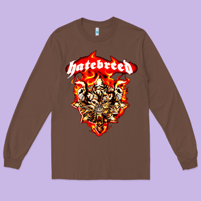 Hatebreed 3 Long Sleeve Tee Designed By Artisfamous