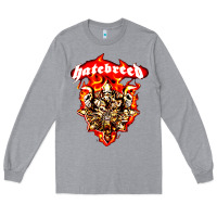 Heather Grey hatebreed 3 Long Sleeve Tee - artisFamous