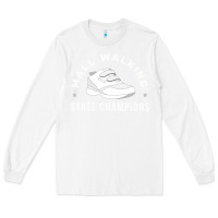 White funny mall walking state champions Long Sleeve Tee - artisFamous