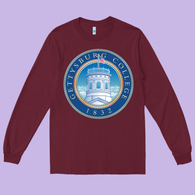 Gettysburg College Long Sleeve Tee Designed By Artisfamous