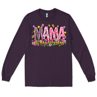 Plum mama all day everyday Long Sleeve Tee - CowhideDigitalArt