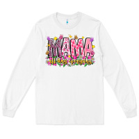 White mama all day everyday Long Sleeve Tee - CowhideDigitalArt