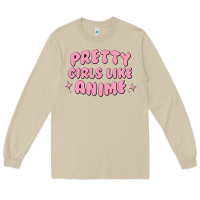 Mushroom Pretty Girls Like Anime Long Sleeve Tee - artisFamous