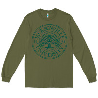 Army Green jacksonville university Long Sleeve Tee - artisFamous