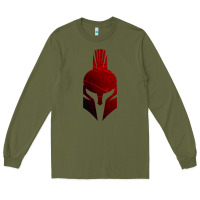 Army Green Spartan Long Sleeve Tee - artisFamous
