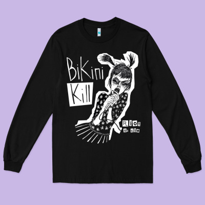 Bikini Kill Long Sleeve Tee Designed By Artisfamous