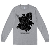 Heather Grey these arms are snakes Long Sleeve Tee - artisFamous