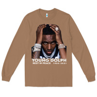 Toasted Coconut Rest in Peace Young Dolph Long Sleeve Tee - artisFamous