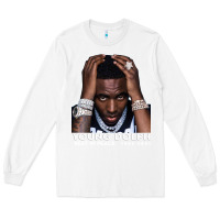 White Rest in Peace Young Dolph Long Sleeve Tee - artisFamous