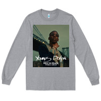 Heather Grey Rest in Peace Young Dolph Long Sleeve Tee - artisFamous