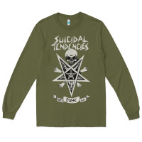 Army Green suicidal tendencies Long Sleeve Tee - artisFamous