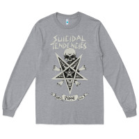 Heather Grey suicidal tendencies Long Sleeve Tee - artisFamous