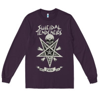 Plum suicidal tendencies Long Sleeve Tee - artisFamous