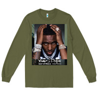 Army Green Rest in Peace Young Dolph Long Sleeve Tee - artisFamous