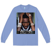 Colony Blue Rest in Peace Young Dolph Long Sleeve Tee - artisFamous