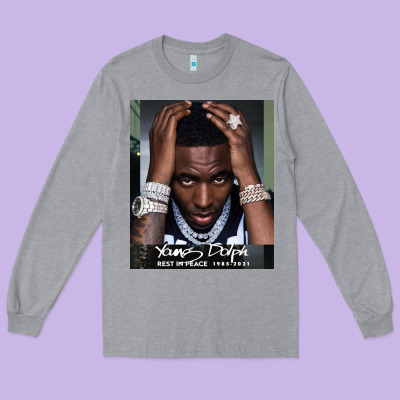 Rest In Peace Young Dolph Long Sleeve Tee Designed By Artisfamous