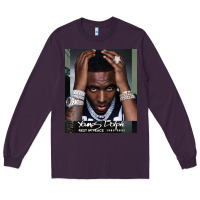 Plum Rest in Peace Young Dolph Long Sleeve Tee - artisFamous