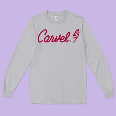 Carvel (ice Cream) Cafe Long Sleeve Tee Designed By Artisfamous