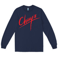 Navy chuy's Cafe Long Sleeve Tee - artisFamous