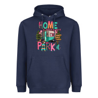 Navy home is where we park it Heavyweight Hoodie - RanaPortraitStore
