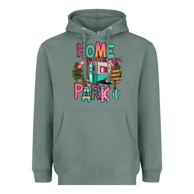 Home Is Where We Park It Heavyweight Hoodie by RanaPortraitStore | Teevron