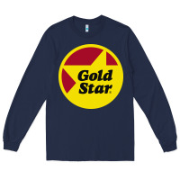 Navy Gold Star Chili Resto Long Sleeve Tee - artisFamous