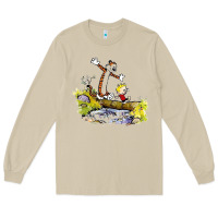Mushroom calvin and hobbes bill watterson Long Sleeve Tee - artisFamous