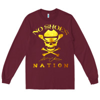 Burgundy kenny chesney Long Sleeve Tee - artisFamous