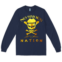 Navy kenny chesney Long Sleeve Tee - artisFamous