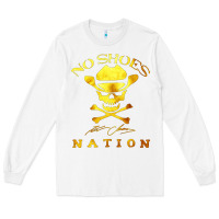 White kenny chesney Long Sleeve Tee - artisFamous