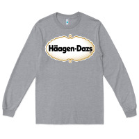 Heather Grey häagen dazs Cafe and Resto Long Sleeve Tee - artisFamous