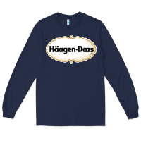 Navy häagen dazs Cafe and Resto Long Sleeve Tee - artisFamous