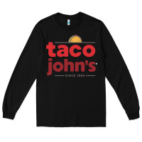 Black Taco John's Resto Long Sleeve Tee - artisFamous