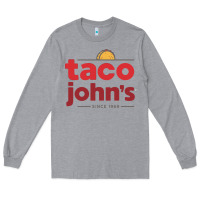 Heather Grey Taco John's Resto Long Sleeve Tee - artisFamous