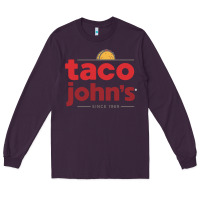 Plum Taco John's Resto Long Sleeve Tee - artisFamous