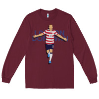 Burgundy Landon Donovan Long Sleeve Tee - artisFamous