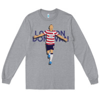 Heather Grey Landon Donovan Long Sleeve Tee - artisFamous