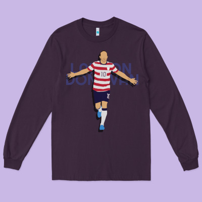 Landon Donovan Long Sleeve Tee Designed By Artisfamous