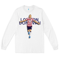 White Landon Donovan Long Sleeve Tee - artisFamous