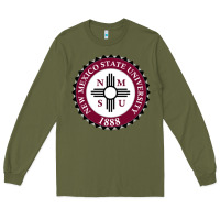 Army Green nmsu seal Long Sleeve Tee - artisFamous