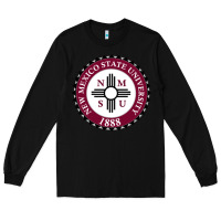 Black nmsu seal Long Sleeve Tee - artisFamous