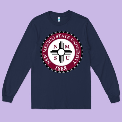 Nmsu Seal Long Sleeve Tee Designed By Artisfamous
