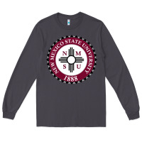 Smoke nmsu seal Long Sleeve Tee - artisFamous