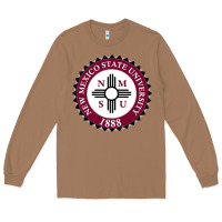 Toasted Coconut nmsu seal Long Sleeve Tee - artisFamous