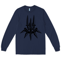 Navy yorha white insignia Long Sleeve Tee - artisFamous