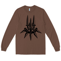 Chestnut yorha white insignia Long Sleeve Tee - artisFamous