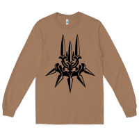 Yorha White Insignia Long Sleeve Tee | Teevron