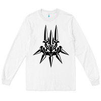 White yorha white insignia Long Sleeve Tee - artisFamous