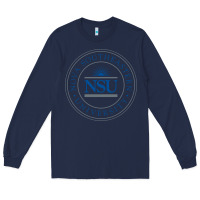 Navy nova university Long Sleeve Tee - artisFamous